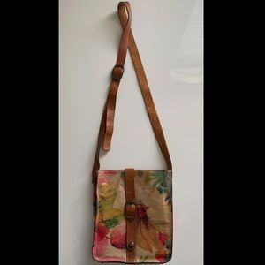 Hand-Painted Floral Purse